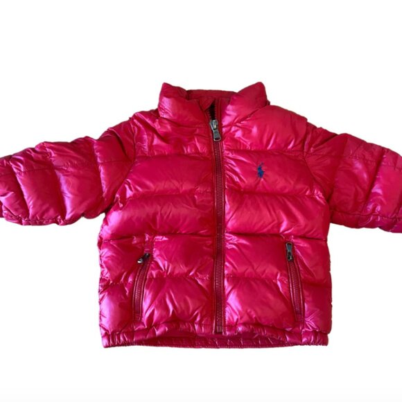 Ralph Lauren Red Puffer Coat 12 months - Picture 1 of 1